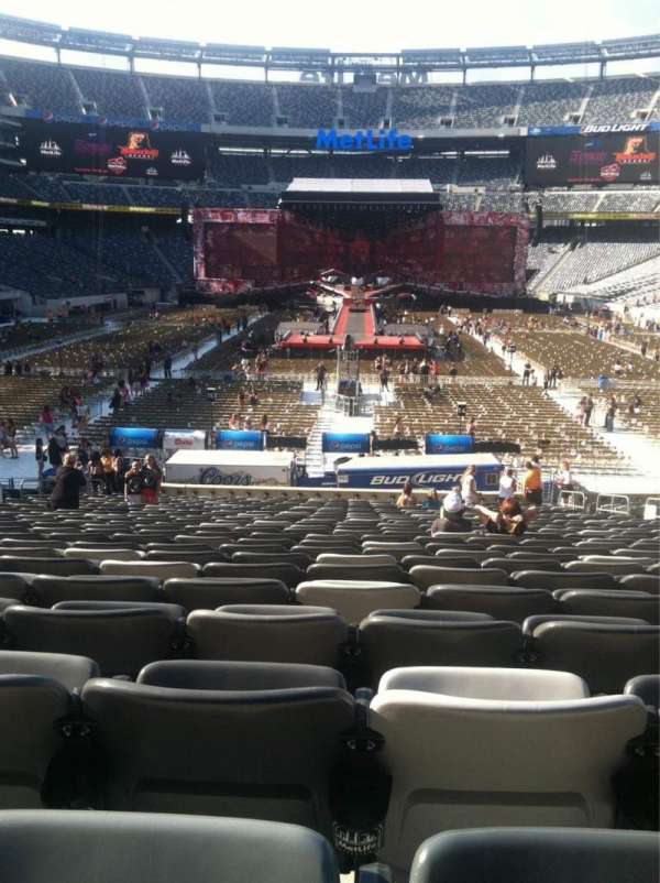 MetLife Stadium, bloc: 126, rangée: 26