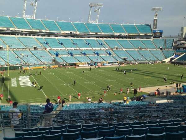 EverBank Stadium, bloc: 218, rangée: H, place: 10