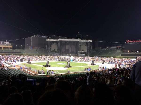 Wrigley Field, bloc: 218, rangée: 6, place: 4