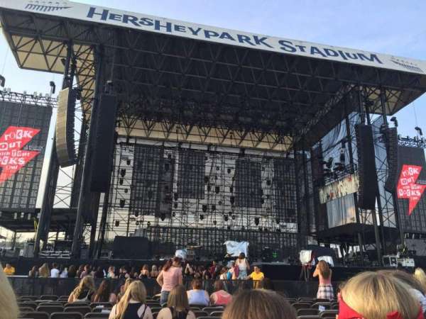 Hershey Park Stadium, bloc: B, rangée: 21, place: 39