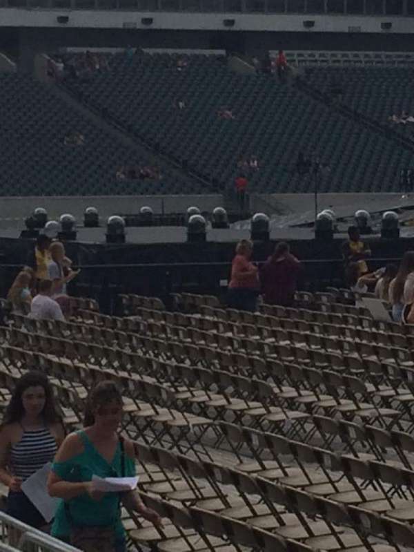 Lincoln Financial Field, bloc: 117, rangée: 2, place: 3