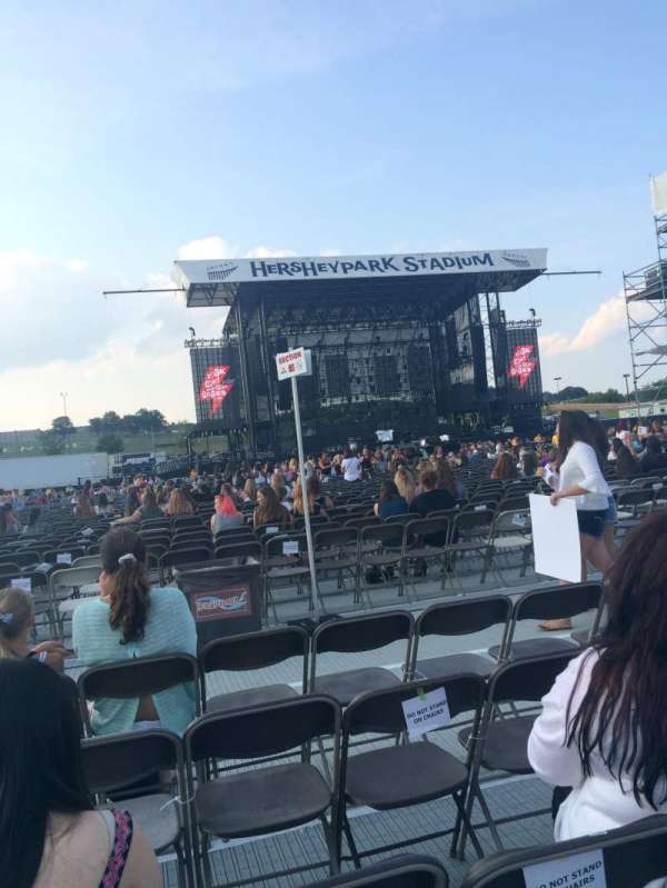 Hershey Park Stadium, bloc: G, rangée: 60, place: 17