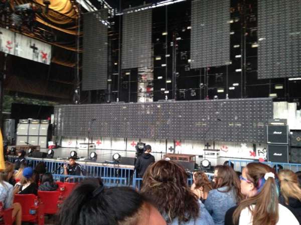 Shoreline Amphitheatre, bloc: 101, rangée: C, place: 17