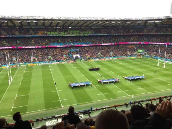 Twickenham Stadium, bloc: U35, rangée: G, place: 219