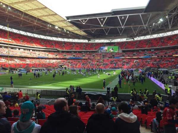Wembley Stadium, bloc: 131, rangée: 19, place: 256