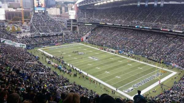 Lumen Field, bloc: 328, rangée: M, place: 19