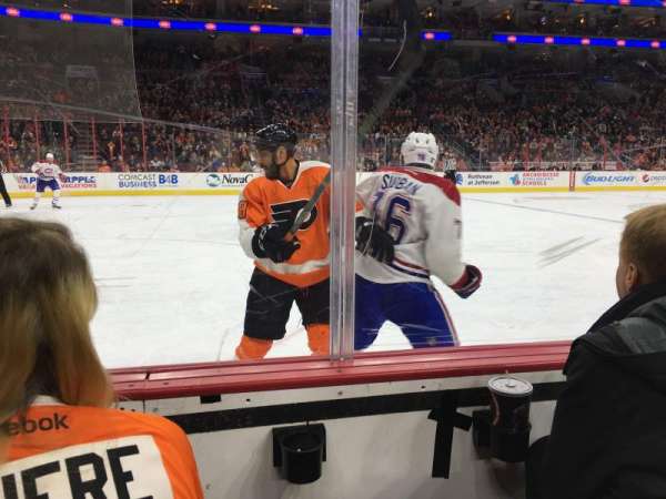 Xfinity Mobile Arena, bloc: 123, rangée: 2, place: 11