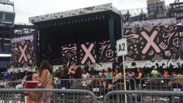 Gillette Stadium, bloc: Floor B2, rangée: 2, place: 12