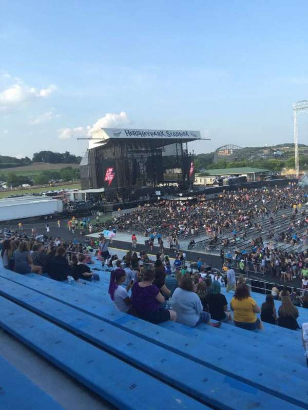 Hershey Park Stadium, bloc: 6, rangée: T, place: 4