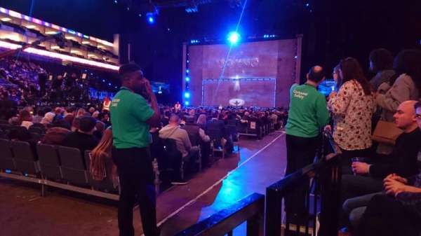 The O2, London, bloc: 110, rangée: A, place: 286