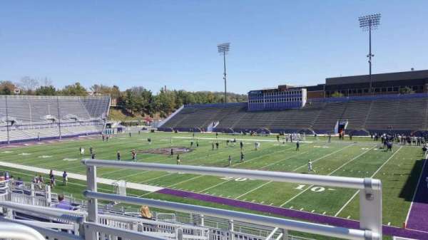 Bridgeforth Stadium, bloc: 202, rangée: g, place: 14