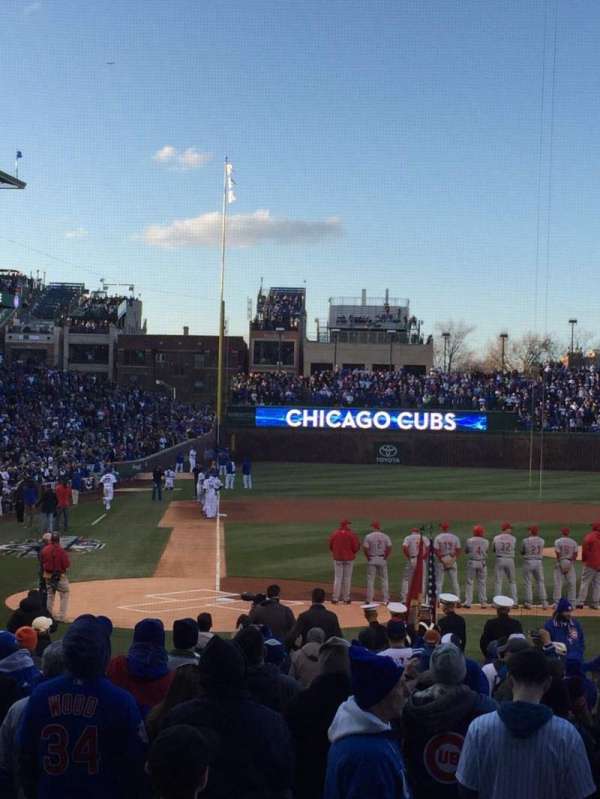 Wrigley Field, bloc: 121, rangée: 6, place: 12