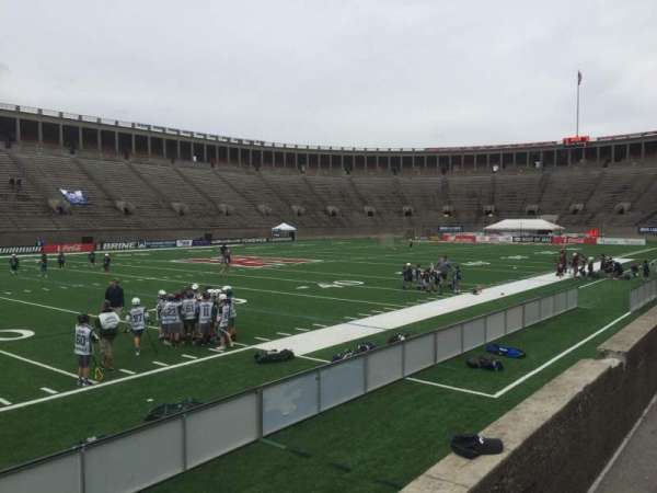 Harvard Stadium, bloc: 34, rangée: M, place: 20