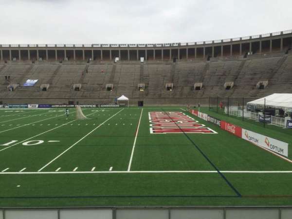 Harvard Stadium, bloc: 26, rangée: N, place: 14