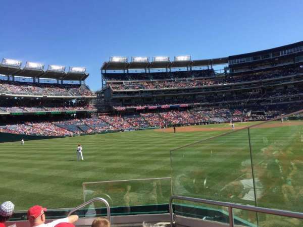 Nationals Park, bloc: 100, rangée: E, place: 2