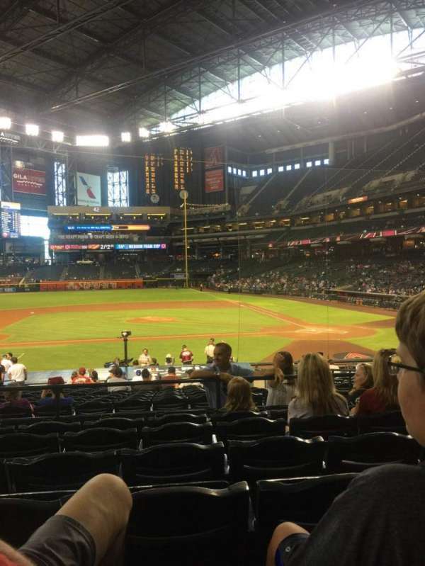 Chase Field, bloc: 127, rangée: 26, place: 10