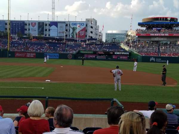 Nationals Park, bloc: 130, rangée: L, place: 13