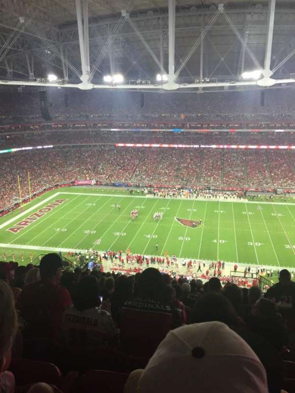 State Farm Stadium, bloc: 412, rangée: 17, place: 2