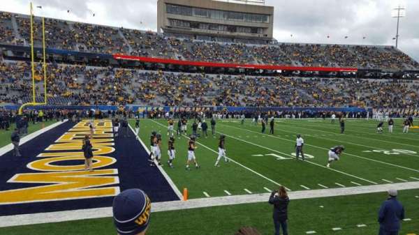 Mountaineer Field, bloc: 102, rangée: 3, place: 16