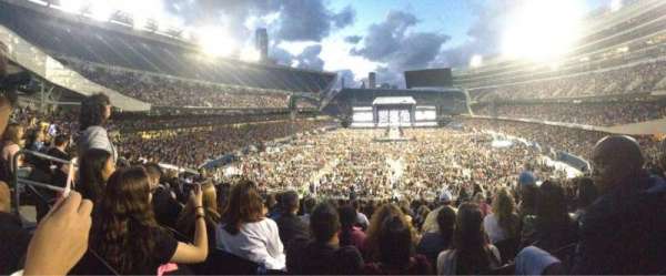 Soldier Field, bloc: 222, rangée: 15