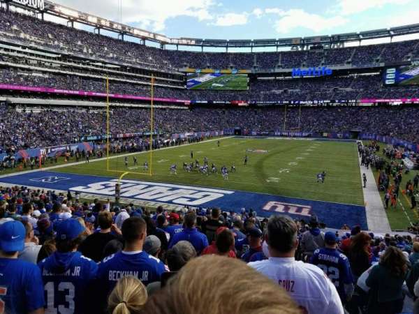 MetLife Stadium, bloc: 149, rangée: 28, place: 1