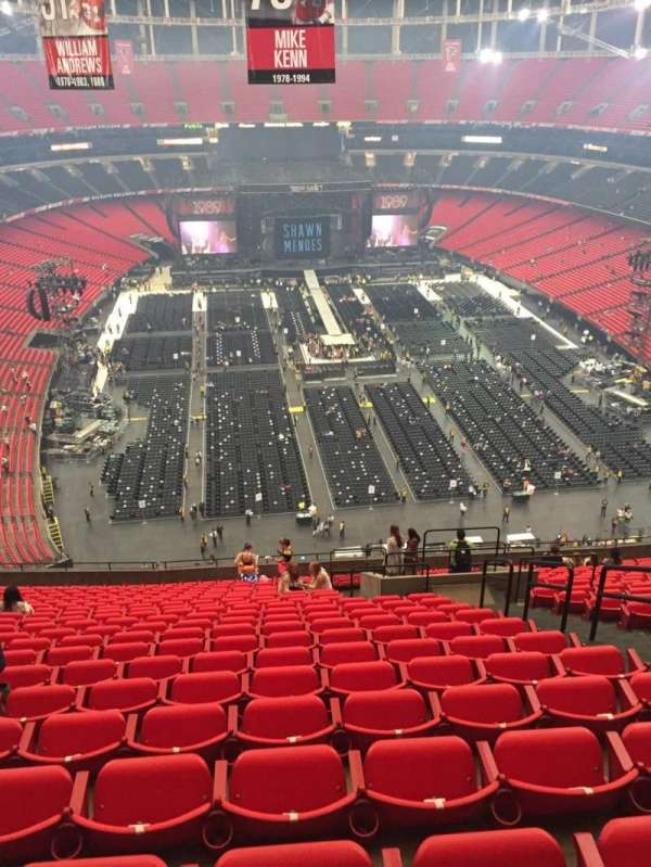 Georgia Dome, bloc: 310, rangée: 24