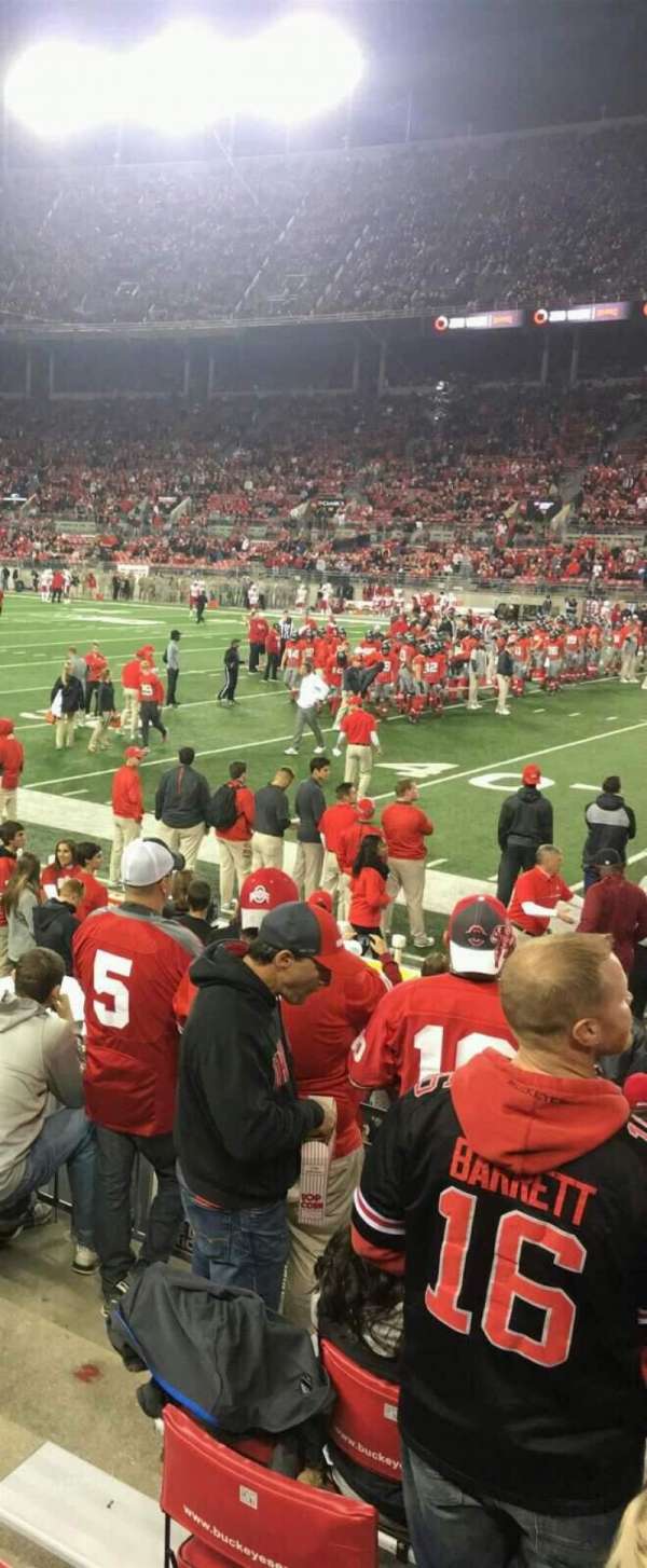 Ohio Stadium, bloc: 23A, rangée: 7, place: 6
