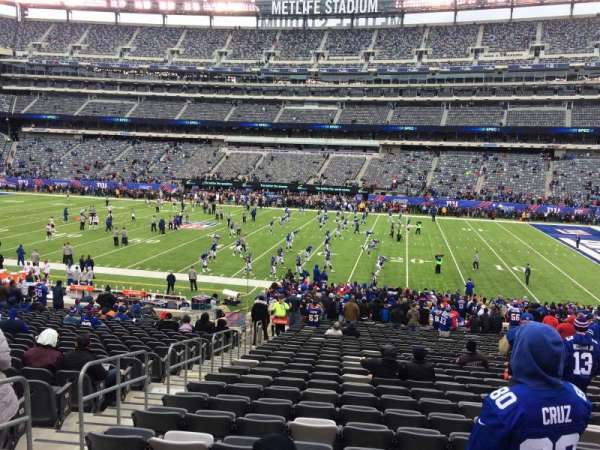 MetLife Stadium, bloc: 135, rangée: 30, place: 29
