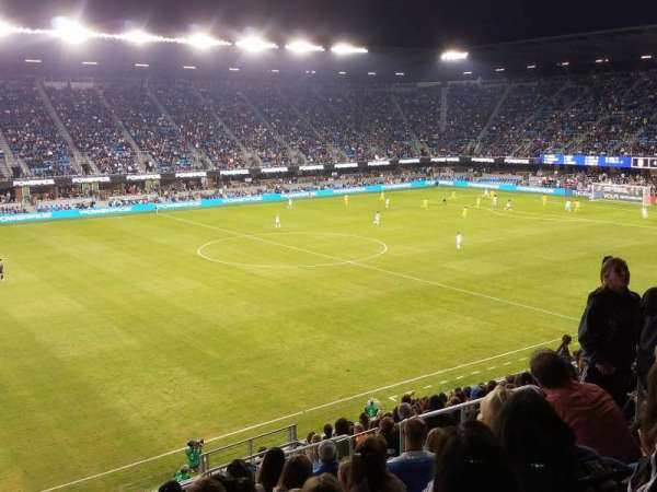 PayPal Park, bloc: 104, rangée: 13, place: 10