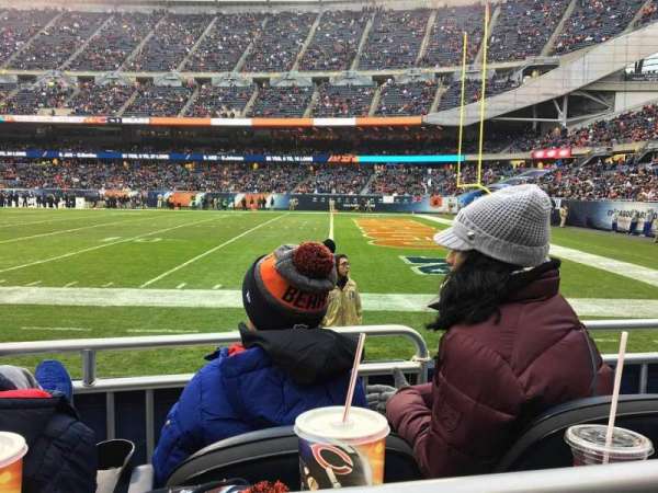 Soldier Field, bloc: 104, rangée: 1, place: 11