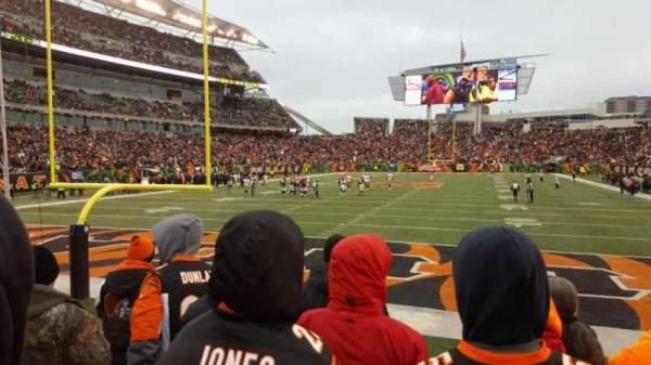 Paycor Stadium, bloc: 124, rangée: 5, place: 16