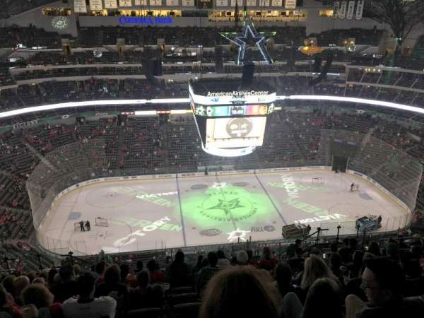 American Airlines Center, bloc: 327, rangée: T, place: 12