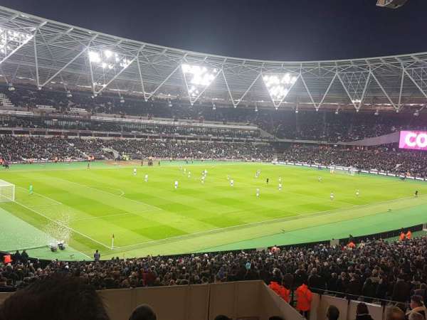 London Stadium, bloc: 230, rangée: 38, place: 625