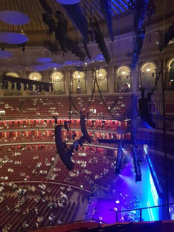 Royal Albert Hall, bloc: Rausing Circle Y, rangée: 7, place: 276