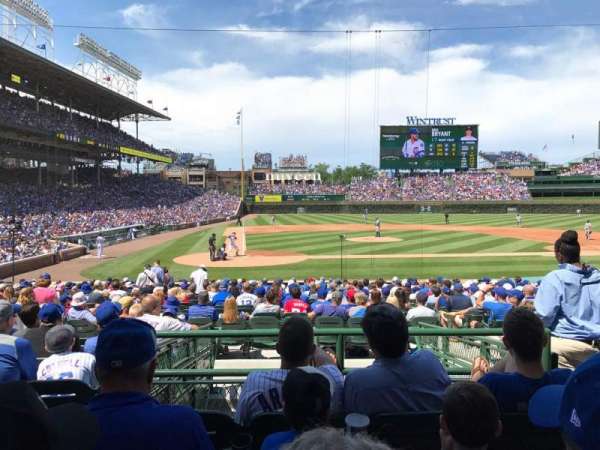 Wrigley Field, bloc: 121, rangée: 8, place: 13
