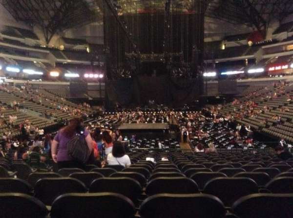 American Airlines Center, bloc: 112, rangée: P, place: 19