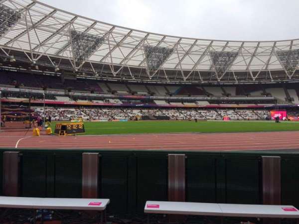 London Stadium, bloc: 131, rangée: 2