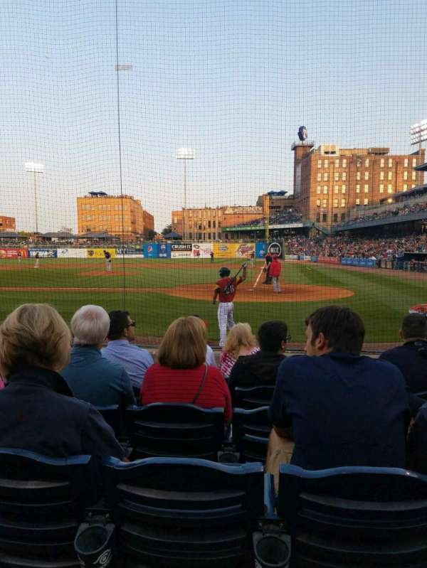Fifth Third Field, bloc: 108, rangée: g, place: 4