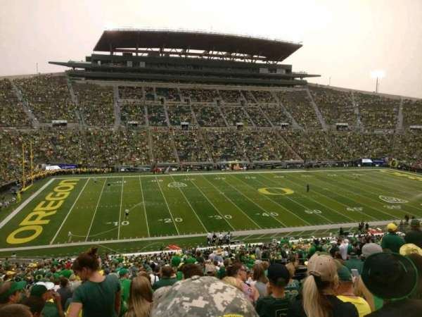 Autzen Stadium, bloc: 16, rangée: 60, place: 15
