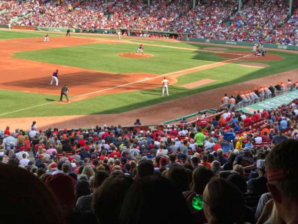 Fenway Park, bloc: Loge Box 158, rangée: DD, place: 4