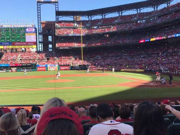 Busch Stadium, bloc: 155, rangée: 4, place: 6