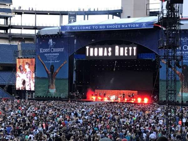 Gillette Stadium, bloc: 137, rangée: 21, place: 16