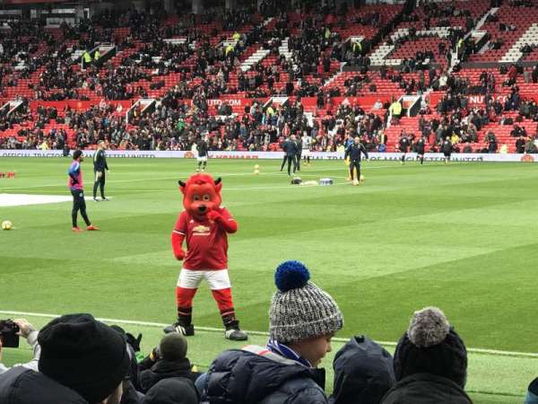 Old Trafford, bloc: South stand, rangée: 2, place: 2