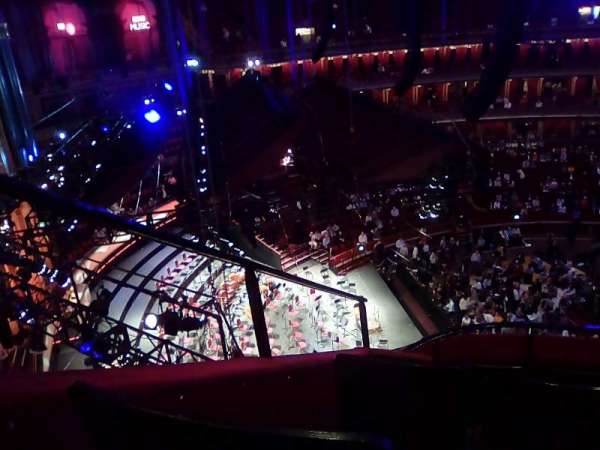 Royal Albert Hall, bloc: Rausing Circle P, rangée: 7, place: 1