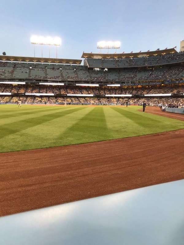 Dodger Stadium, bloc: 53FD, rangée: AA, place: 1