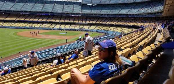 Dodger stadium, bloc: 159LG, rangée: K, place: 12