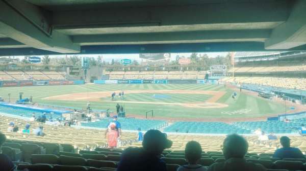 Dodger Stadium, bloc: 7FD, rangée: DR, place: 4
