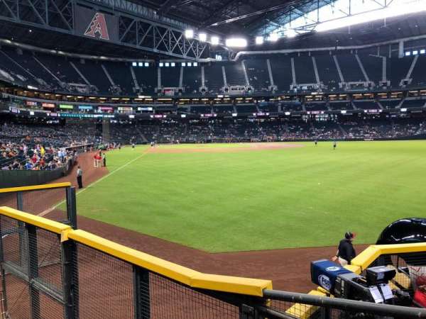 Chase field, bloc: 105, rangée: 19, place: 12