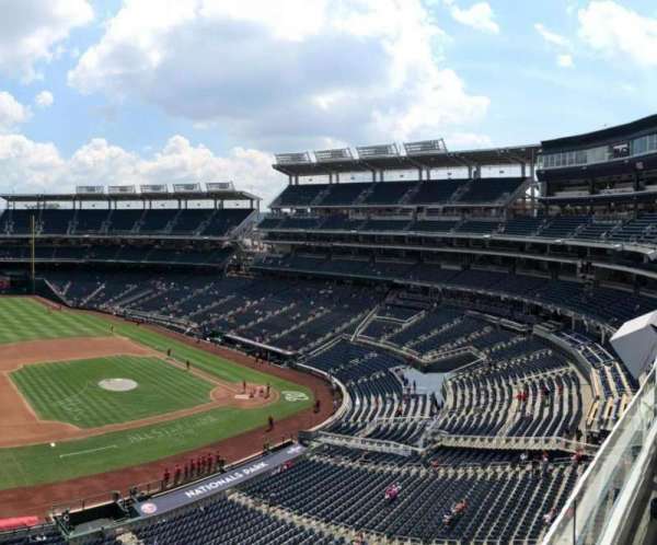 Nationals Park, bloc: 307, rangée: A, place: 20