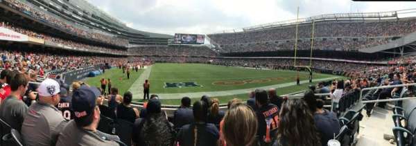 Soldier Field, bloc: 154, rangée: 5, place: 7